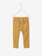 Pantalon bébé garçon en toile à taille élastiquée Pantalon bébé garçon en toile à taille élastiquée