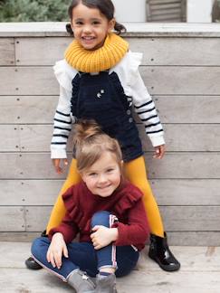 Salopette courte fille en velours Salopette courte fille en velours