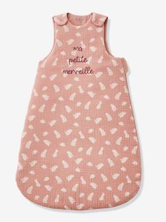 Gigoteuse sans manches en gaze de coton bio* MERVEILLE Linge de maison et décoration-Linge de lit bébé-Gigoteuse-Gigoteuse sans manches en gaze de coton bio* MERVEILLE