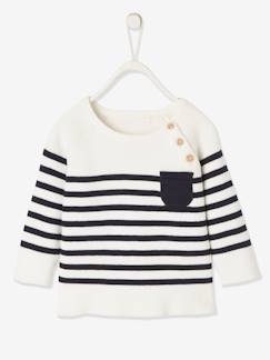 Pull marinière bébé -Pull marinière bébé