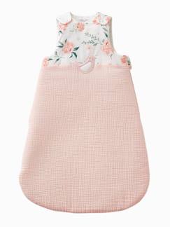 Gigoteuse sans manches en gaze de coton EAU DE ROSE, Oeko-Tex® Linge de maison et décoration-Linge de lit bébé-Gigoteuse-Gigoteuse sans manches en gaze de coton EAU DE ROSE, Oeko-Tex®