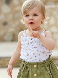 Bébé-T-shirt, sous-pull-Débardeur rayé fines bretelles bébé