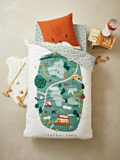 Parure Fourre de duvet + taie d'oreiller enfant CENTRAL PARK Oeko-Tex® Collection Central Park-Parure Fourre de duvet + taie d'oreiller enfant CENTRAL PARK Oeko-Tex®
