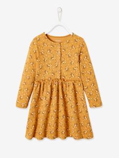 Mädchenkleid mit Blumenmuster -Mädchenkleid mit Blumenmuster