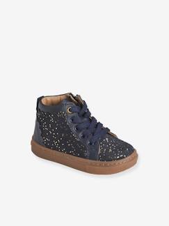 Hohe Mädchen Baby Sneakers mit Schnürung -Hohe Mädchen Baby Sneakers mit Schnürung