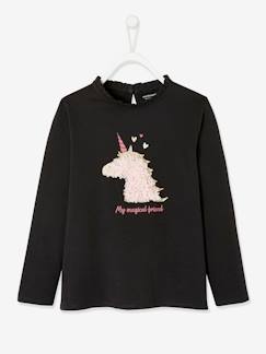 Mädchen Shirt mit Rüschendetails -Mädchen Shirt mit Rüschendetails