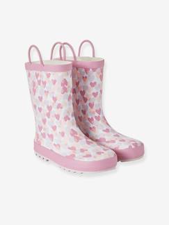 Bottes de pluie imprimées fille collection maternelle Chaussures-Bottes de pluie imprimées fille collection maternelle