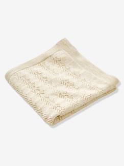 Couverture bébé pointelle avec lurex -Couverture bébé pointelle avec lurex