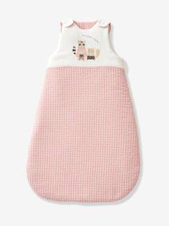 Gigoteuse sans manches en gaze de coton et seersucker GIRLY VICHY Oeko-Tex® Pour le dodo-Gigoteuse sans manches en gaze de coton et seersucker GIRLY VICHY Oeko-Tex®