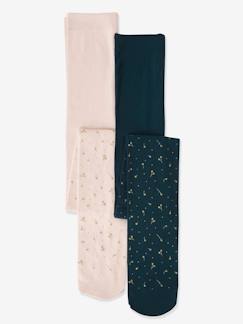 Lot de 2 paires de collants scintillants fille Fille-Lot de 2 paires de collants scintillants fille
