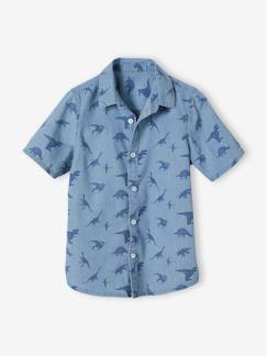 Chemise motifs dinos manches courtes garçon Chemise motifs dinos manches courtes garçon