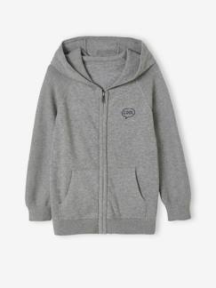 Jungen Kapuzenstrickjacke -Jungen Kapuzenstrickjacke