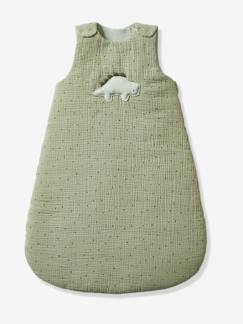 Gigoteuse sans manches en gaze de coton DINOSAURUS Linge de maison et décoration-Linge de lit bébé-Gigoteuse-Gigoteuse sans manches en gaze de coton DINOSAURUS