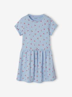 Robe Basics imprimée fille manches courtes -Robe Basics imprimée fille manches courtes