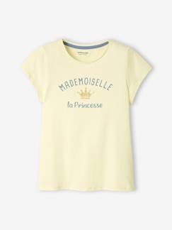 Tee-shirt à message Basics fille Fille-Tee-shirt à message Basics fille