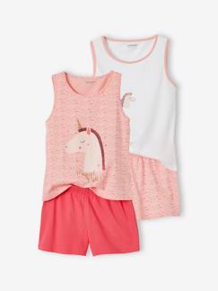 Lot de 2 pyjashorts fille -Lot de 2 pyjashorts fille