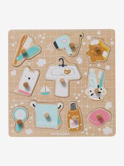 Puzzle bouton Salle de bain en bois FSC® Puzzle bouton Salle de bain en bois FSC®