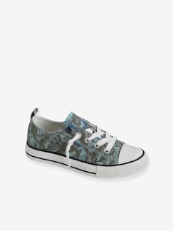Baskets élastiquées garçon en toile Chaussures-Chaussures garçon 23-38-Baskets élastiquées garçon en toile