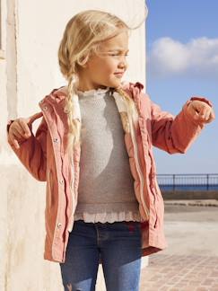 Mädchen 3-in-1-Jacke mit Recycling-Polyester -Mädchen 3-in-1-Jacke mit Recycling-Polyester