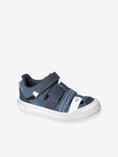 Jungen Klett-Sandalen, Anziehtrick Schuhe-Jungenschuhe 23-38-Sandalen-Jungen Klett-Sandalen, Anziehtrick