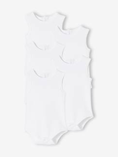 5er-Pack Baby Trägerbodys, Interlock-Jersey Baby-Body-5er-Pack Baby Trägerbodys, Interlock-Jersey