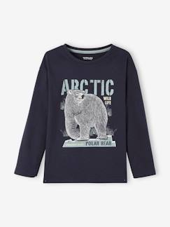 Jungen Shirt mit Natur-Print, Bio-Baumwolle -Jungen Shirt mit Natur-Print, Bio-Baumwolle