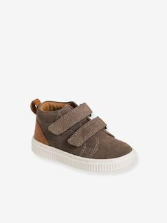 Bottines scratchées cuir bébé garçon -Bottines scratchées cuir bébé garçon