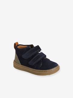 Bottines scratchées cuir bébé garçon -Bottines scratchées cuir bébé garçon