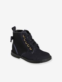 Bottines cuir fille collection maternelle Chaussures-Chaussures fille 23-38-Boots, bottines-Bottines cuir fille collection maternelle