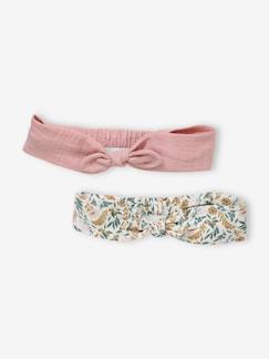 Lot de 2 headbands effet noué fille -Lot de 2 headbands effet noué fille