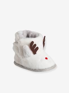 Chaussons de parc bottillons fourrés bébé Chaussons de parc bottillons fourrés bébé