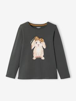 Mädchen Shirt mit Hase -Mädchen Shirt mit Hase