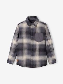 Chemise flanelle à carreaux garçon -Chemise flanelle à carreaux garçon