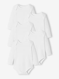5er-Pack Baby Schlupfbodys, Langarm BASIC Baby-Body-5er-Pack Baby Schlupfbodys, Langarm BASIC