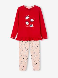 Pyjama Noël pingouins fille -Pyjama Noël pingouins fille