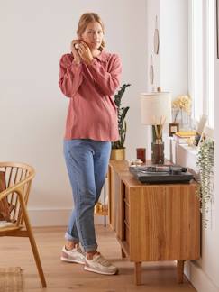 Chemise gaze de coton grossesse et allaitement -Chemise gaze de coton grossesse et allaitement
