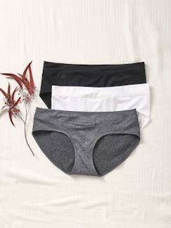 Lot de 3 shorties de grossesse sans coutures en microfibre Lot de 3 shorties de grossesse sans coutures en microfibre