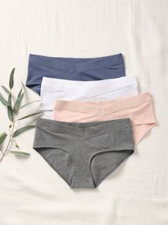 Lot de 4 shorties de grossesse en coton bio Lot de 4 shorties de grossesse en coton bio