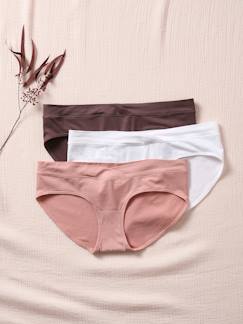 Lot de 3 shorties de grossesse sans coutures en microfibre Lot de 3 shorties de grossesse sans coutures en microfibre