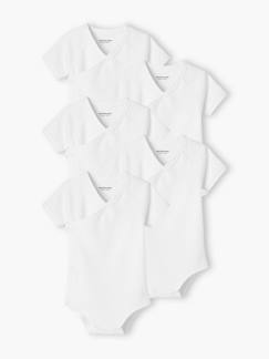 5er-Pack Neugeborenen-Bodys mit Öffnung vorn, Kurzarm Baby-Body-5er-Pack Neugeborenen-Bodys mit Öffnung vorn, Kurzarm