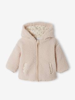 Blouson aspect fourrure ouatiné bébé -Blouson aspect fourrure ouatiné bébé