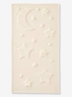 Tapis rectangle relief lune et étoiles Luna -Tapis rectangle relief lune et étoiles Luna