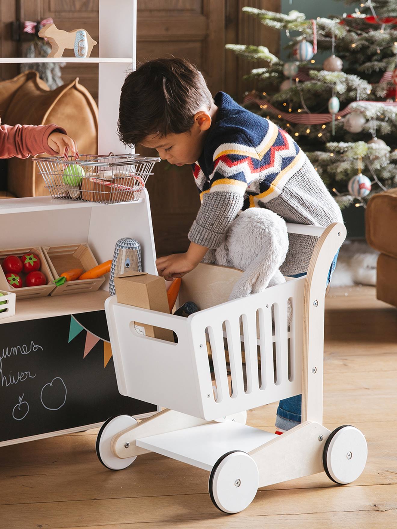SALUTUYA Caddie pour enfants Chariot de courses pour enfants, jouet SALUTUYA Caddie pour enfants Chariot de courses pour enfants, jouet