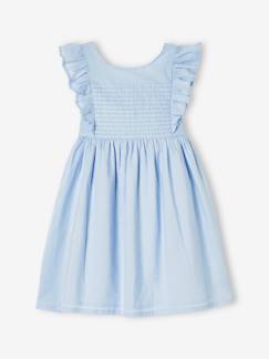 Robe de cérémonie volantée dos nu fille Fille-Robe de cérémonie volantée dos nu fille