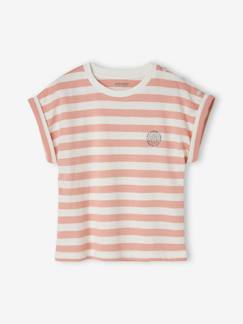 T-shirt rayé personnalisable fille