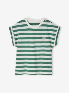 T-shirt rayé personnalisable fille -T-shirt rayé personnalisable fille