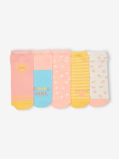 Lot de 5 paires de soquettes fille -Lot de 5 paires de soquettes fille