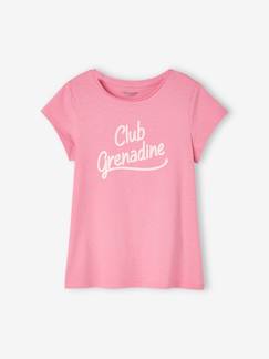 Tee-shirt à message Basics fille Fille-Tee-shirt à message Basics fille