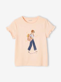 Mädchen T-Shirt mit Fahrrad -Mädchen T-Shirt mit Fahrrad
