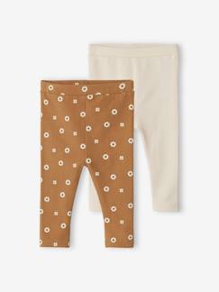Lot de 2 leggings basic bébé BASICS -Lot de 2 leggings basic bébé BASICS